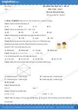 Đề kiểm tra học kì 1 Toán 3 Kết nối tri thức - Đề số 18